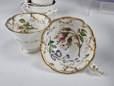 Lot 243 - An assembled collection of Hilditch porcelain, predominantly florally painted