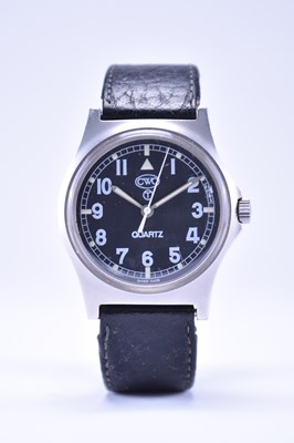 Lot 101 - CWC : A gentleman's stainless steel military issue G10 wristwatch