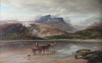 Lot 255 - Charles Thomas Burt (British, 1823-1902), Coastal Scene, oil, 76 x 122cm