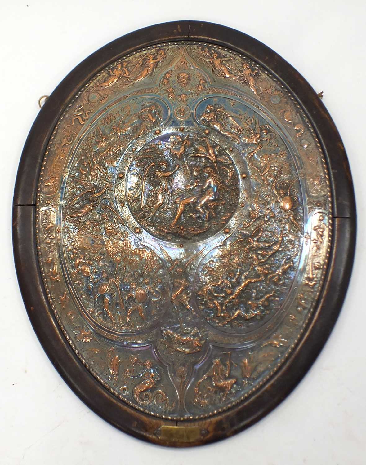 Lot 44 - A Milton Shield, by Elkington & Co, after Morel Ladeuil (1820-1888)
