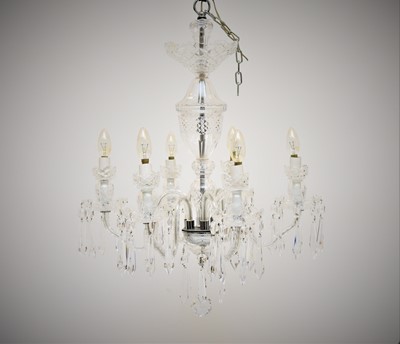 Lot 458 - A post-war Waterford chandelier