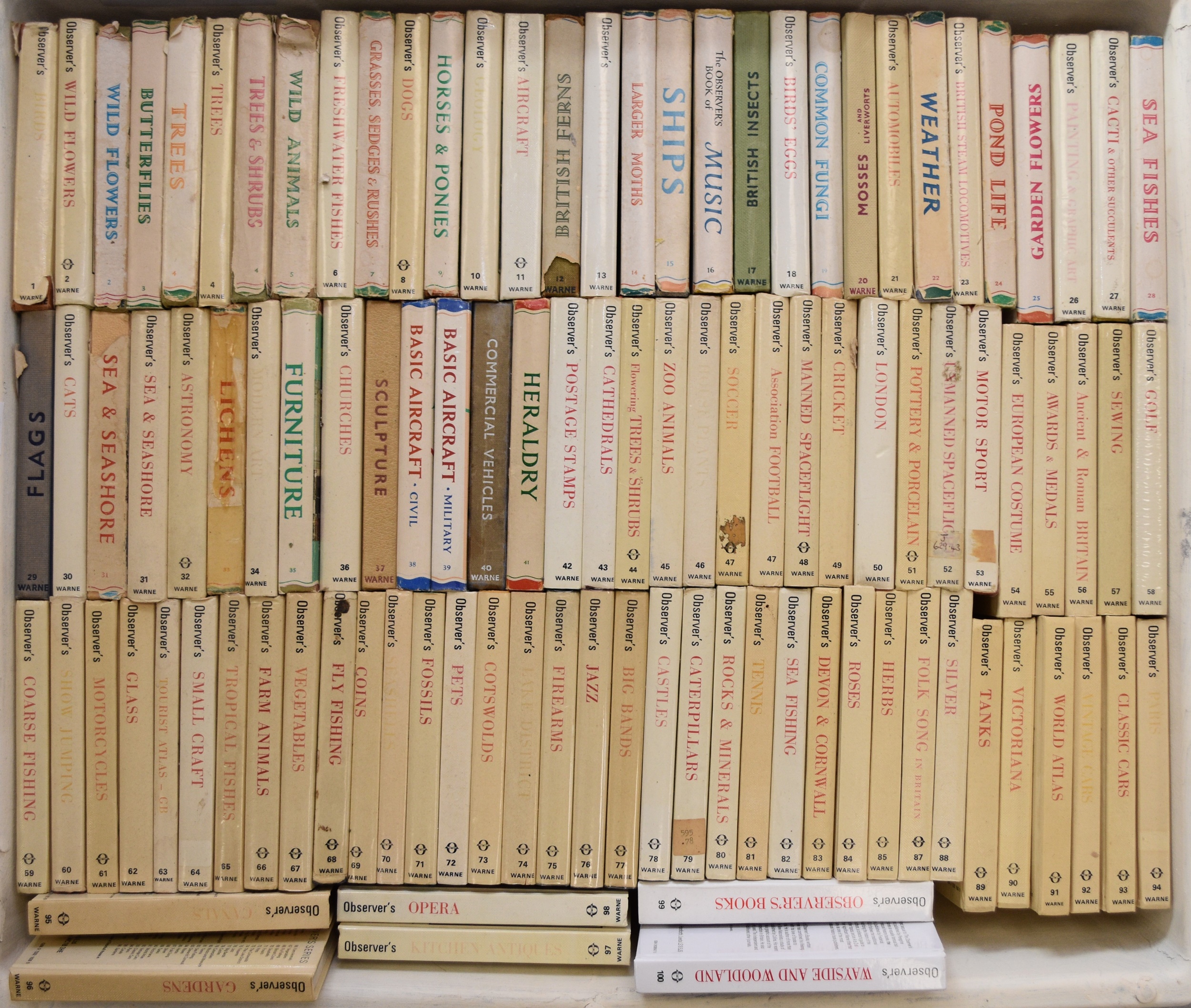 Lot 1011 - OBSERVERS BOOKS. Complete set, nos 1 - 100