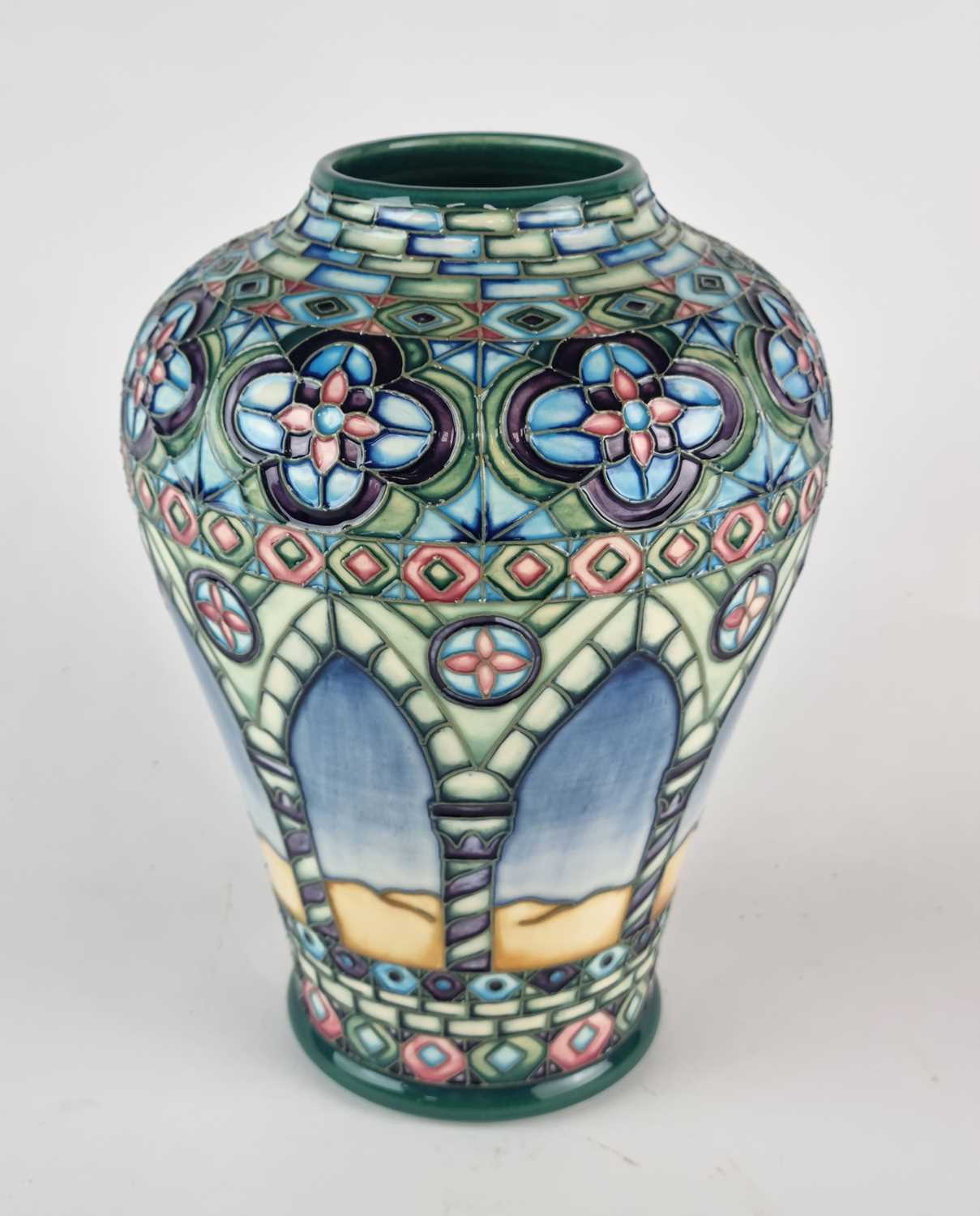 Lot A Moorcroft 'Meknes (At Night)' pattern vase,...
