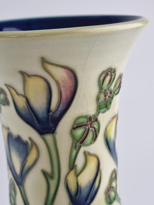 Lot Moorcroft 'Monkshood' vase designed by Philip Gibson