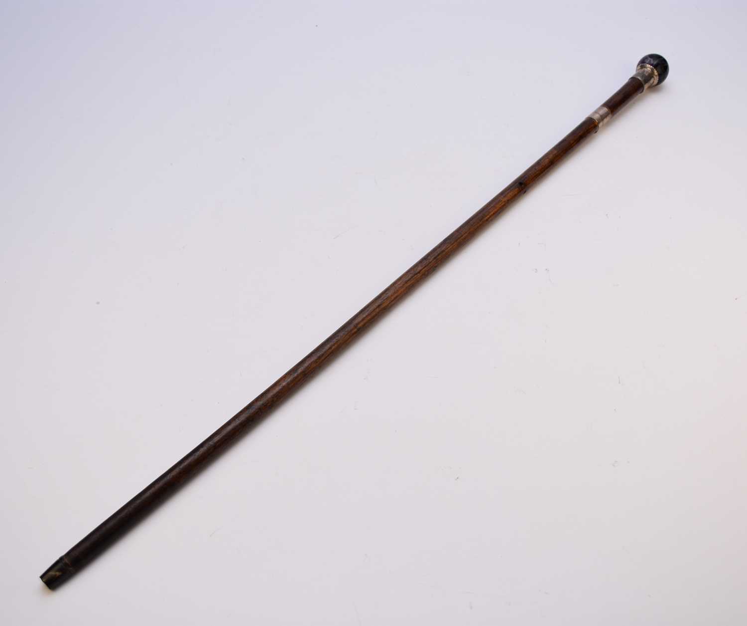 Lot 388 - A George V walking stick with a Derbyshire