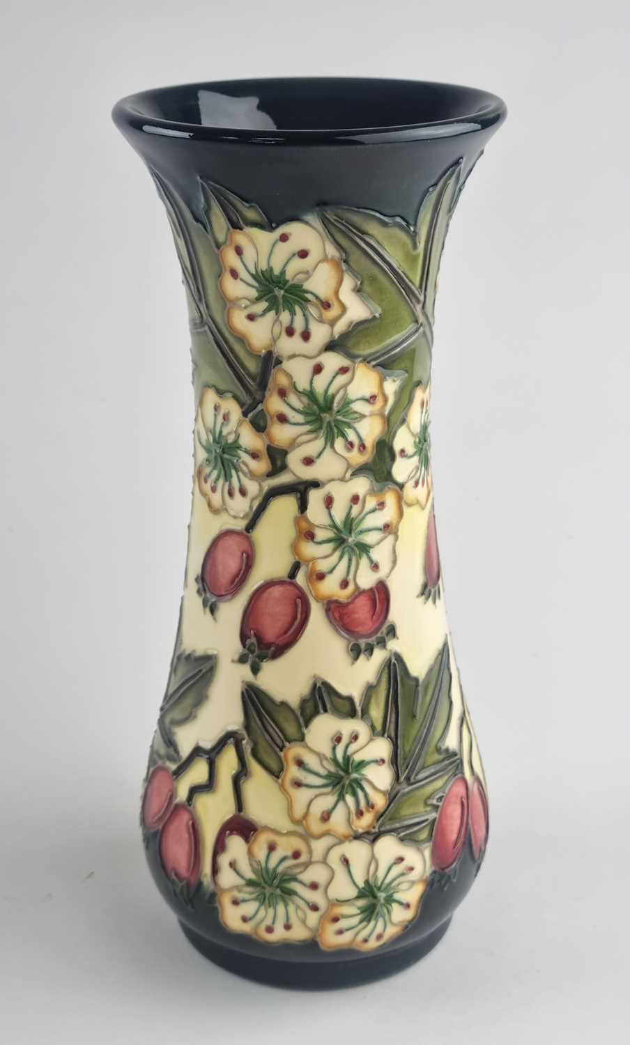 Lot Moorcroft limited edition 'Hawthorn' vase, made for Liberty