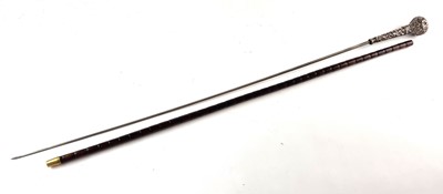 Lot A nice quality gentleman's sword cane, late...