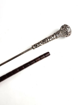 Lot A nice quality gentleman's sword cane, late...