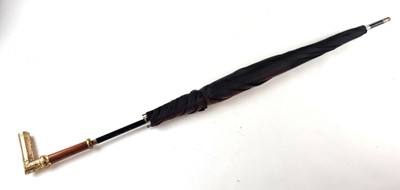 Lot Victorian black parasol with hidden sword