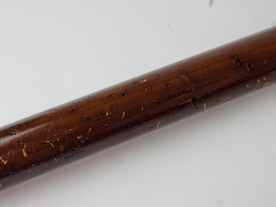 Lot Victorian silver-collared sword cane