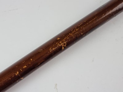 Lot Victorian silver-collared sword cane