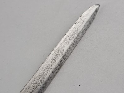 Lot An unusual Indian sword cane, circa 1900, decorated with a snake