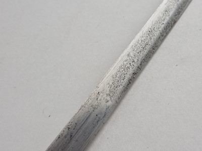Lot An unusual Indian sword cane, circa 1900, decorated with a snake