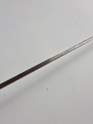 Lot Victorian gentleman's sword with gilt metal pommel and collar