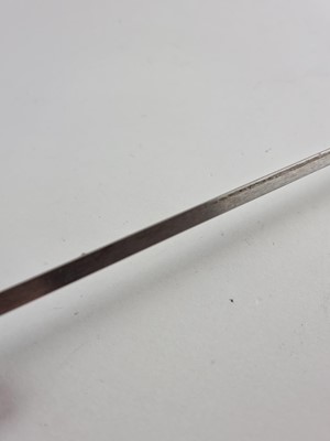 Lot Victorian gentleman's sword with gilt metal pommel and collar