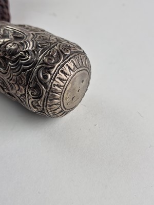 Lot Early 20th-century gentleman's malacca walking cane with Indian-style pommel