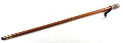 Lot Early 20th-century gentleman's malacca walking cane with Indian-style pommel