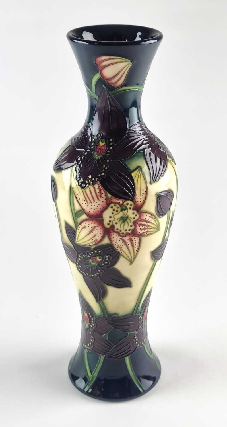 Lot Moorcroft Connoisseur Collection 'Orchid' vase
