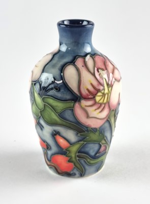 Lot A miniature Moorcroft vase designed by Jeanne McDougall