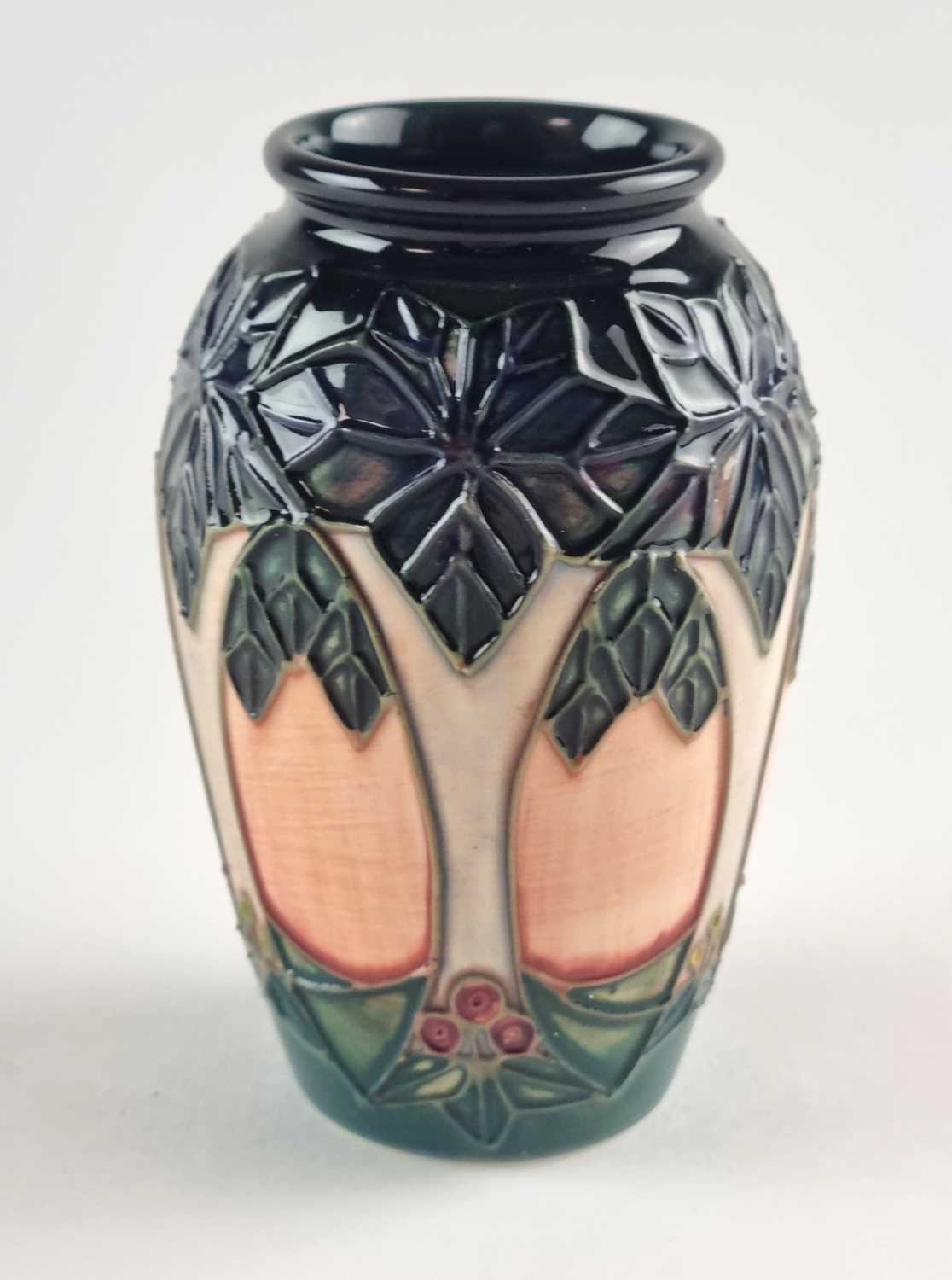 Lot A small Moorcroft 'Cluny' vase