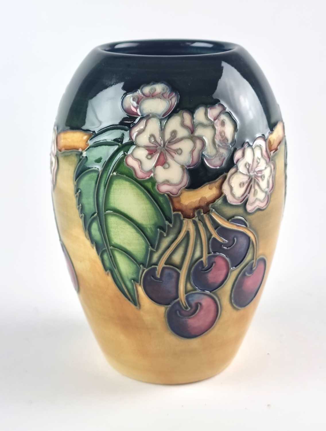 Lot Moorcroft Trial 'Plum and Blossom' vase