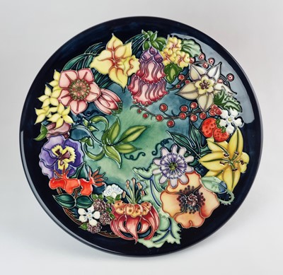 Lot A large Moorcroft 'Carousel' charger