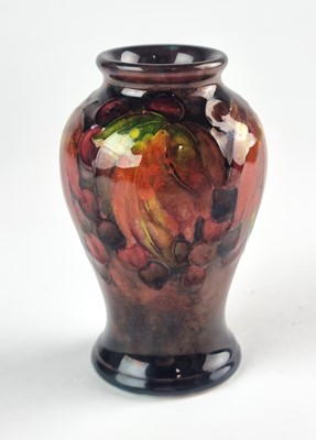 Lot William Moorcroft flambe 'Leaf and Berry' vase