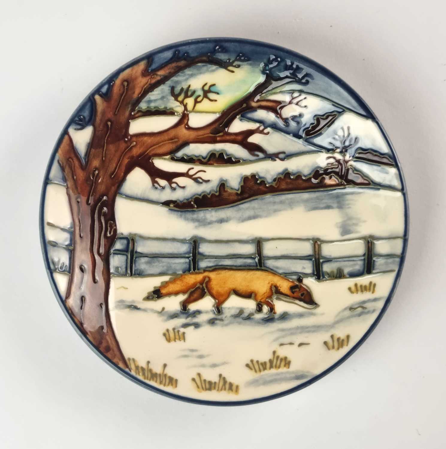 Lot Moorcroft 'Woodside Farm' pin dish