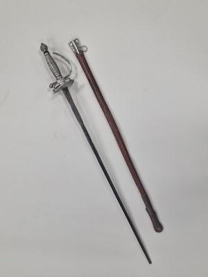 Lot Northern European rapier smallsword, 18th century