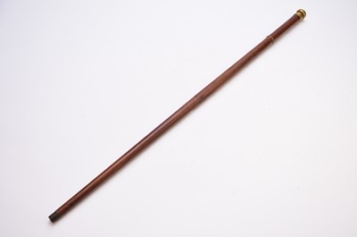 Lot 336 - An early 20th century novelty, 'telescope', walking stick