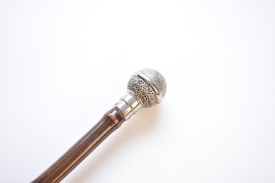 Lot 343 - A 20th century Russian novelty bamboo walking stick