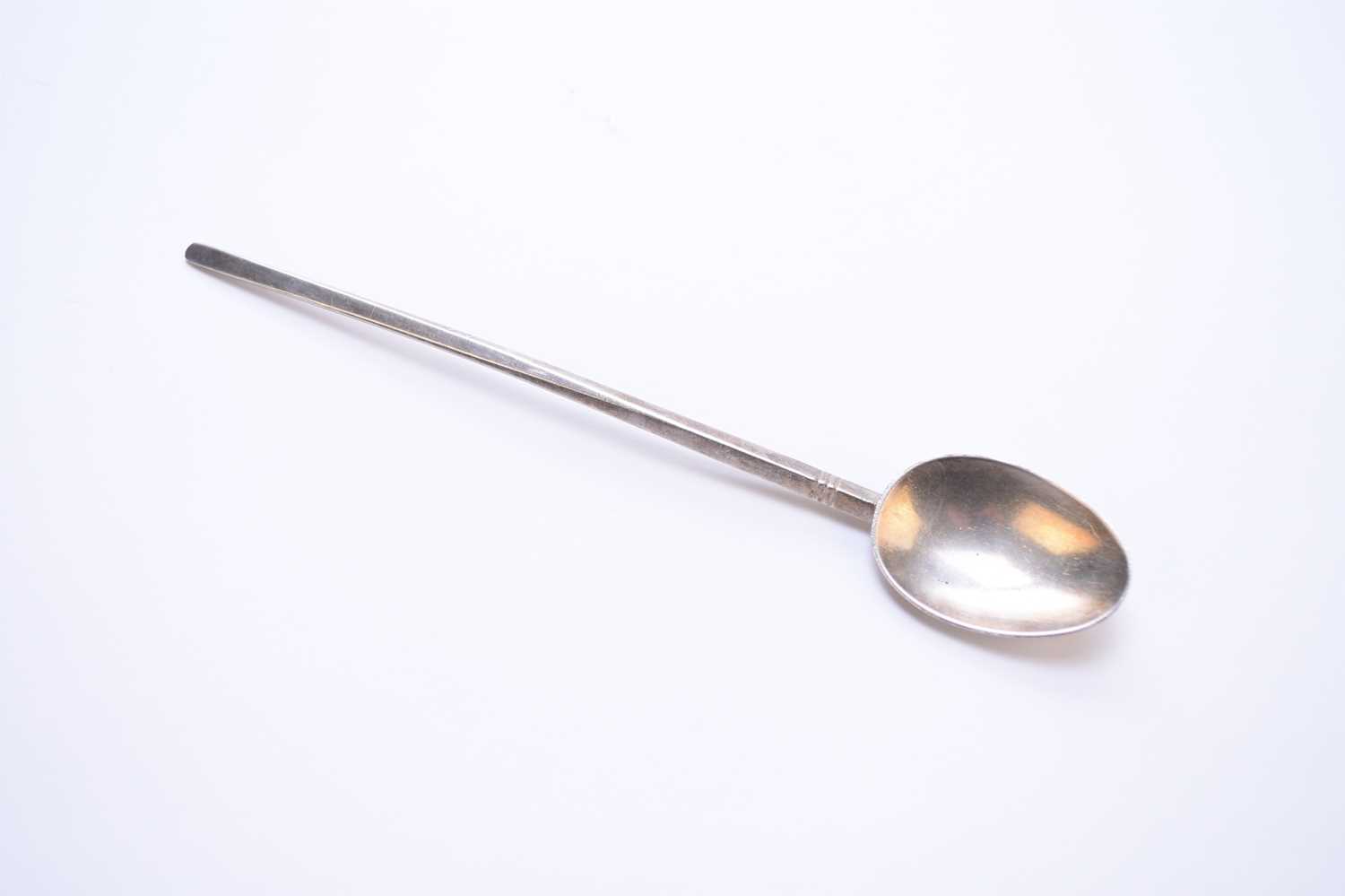 Lot 15 - An Arts & Crafts silver spoon by Henry George Murphy