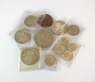 Lot 136 - A collection of George VI silver coinage