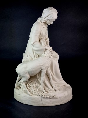 Lot 205 - Copeland 'Marion of Rylestone' figure after Felix Martin Miller