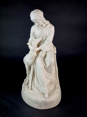 Lot 205 - Copeland 'Marion of Rylestone' figure after Felix Martin Miller