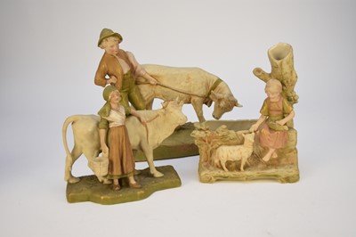 Lot 284 - Three Royal Dux figures