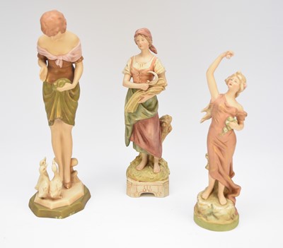 Lot 216 - Three Royal Dux figures