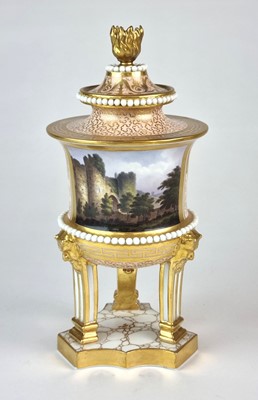 Lot 201 - Barr Flight and Barr (Worcester) vase and cover, circa 1810