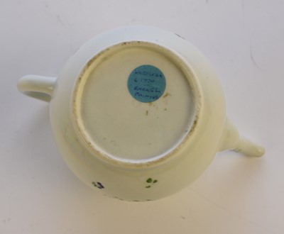 Lot 166 - Worcester teapot and cover, circa 1770
