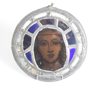 Lot 150 - Charles O'Neill (E & C O'Neill, London), stained glass circular panel