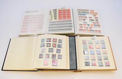 Lot 124 - Stamp accumulation filling an archive box; seems to be ex-dealer's stock neatly arranged in stock books