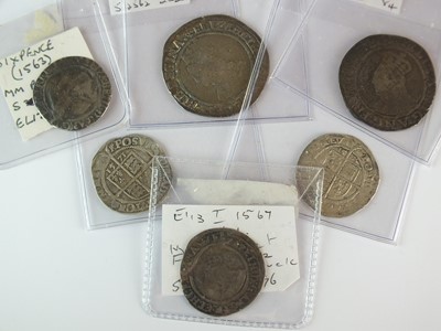 Lot 110 - Elizabeth I hammered silver coinage