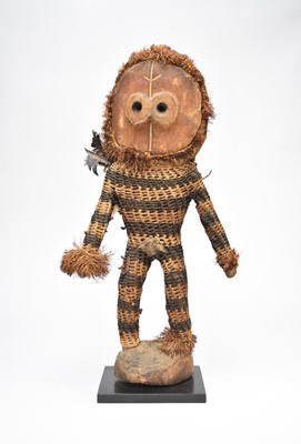 Lot 310 - A large mounted Pende tribal figure, Congo, West Africa