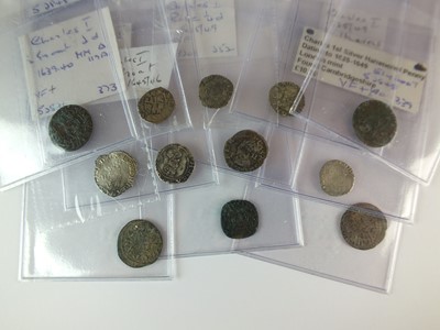 Lot 114 - An assorted collection of Charles I silver and copper hammered coinage