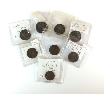 Lot 130 - A collection of U.K. copper and bronze coins