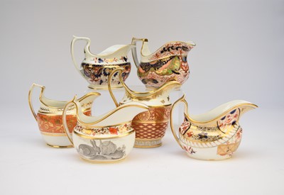 Lot 199 - A collection of early 19th century cream jugs