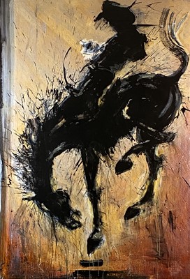 Lot 304 - Richard Hambleton (Canadian 1952-2017) Horse and Rider