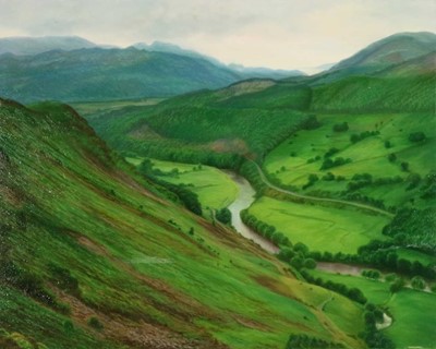 Lot 254 - Denby Sweeting (1936-2020) River Mawddach from Precipice Walk