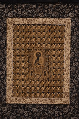 Lot 494 - A Bhutan Thangka, 20th century