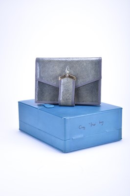 Lot 97 - Baroness Margaret Thatcher: A Chaumet shagreen handbag